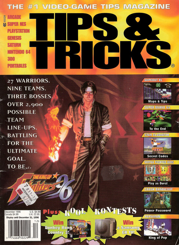 Tips & Tricks Issue 022 (December 1996) cover